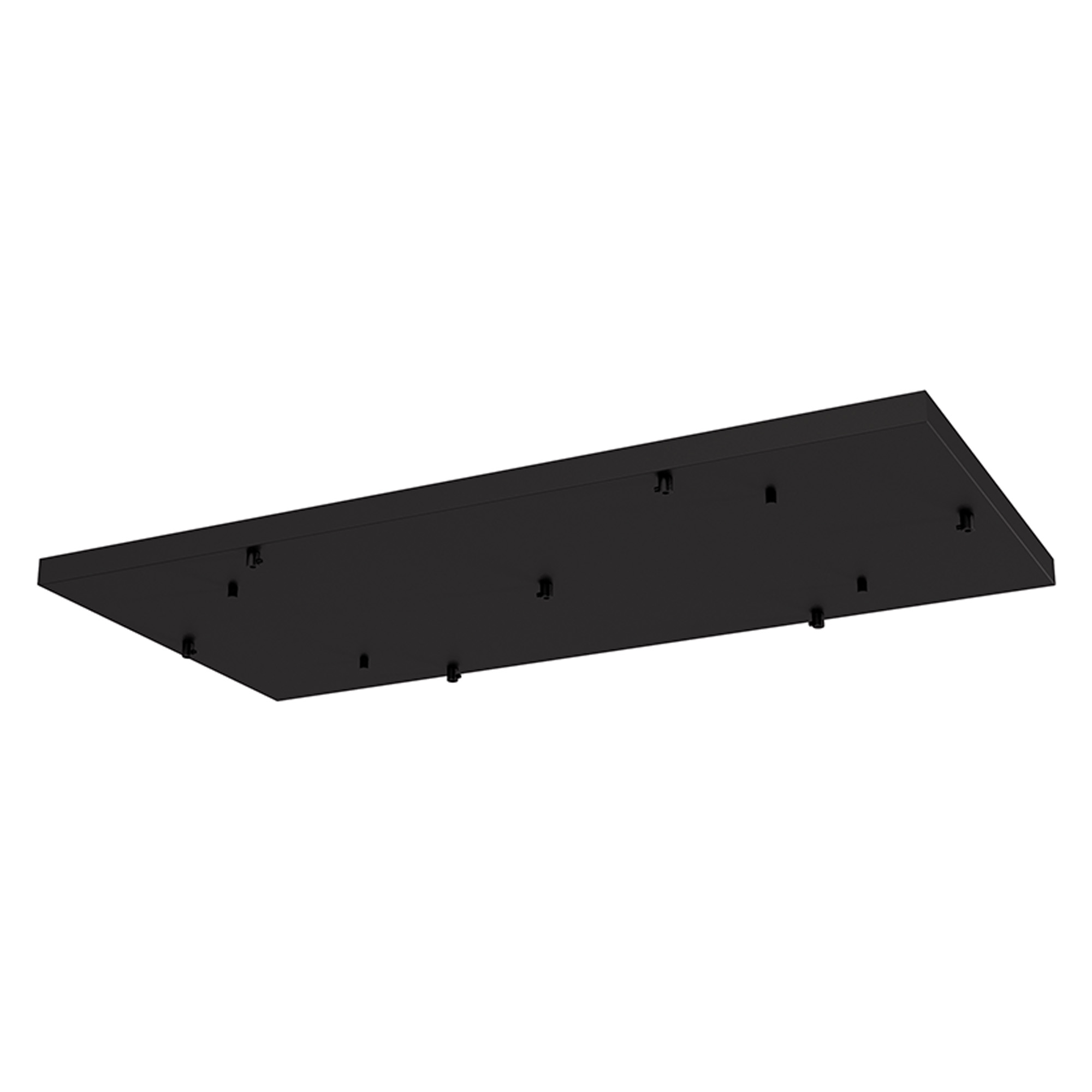 Elsa 7 Hole 940 x 460mm Rectangular Canopy Kit Black M8517  Mantra Elsa